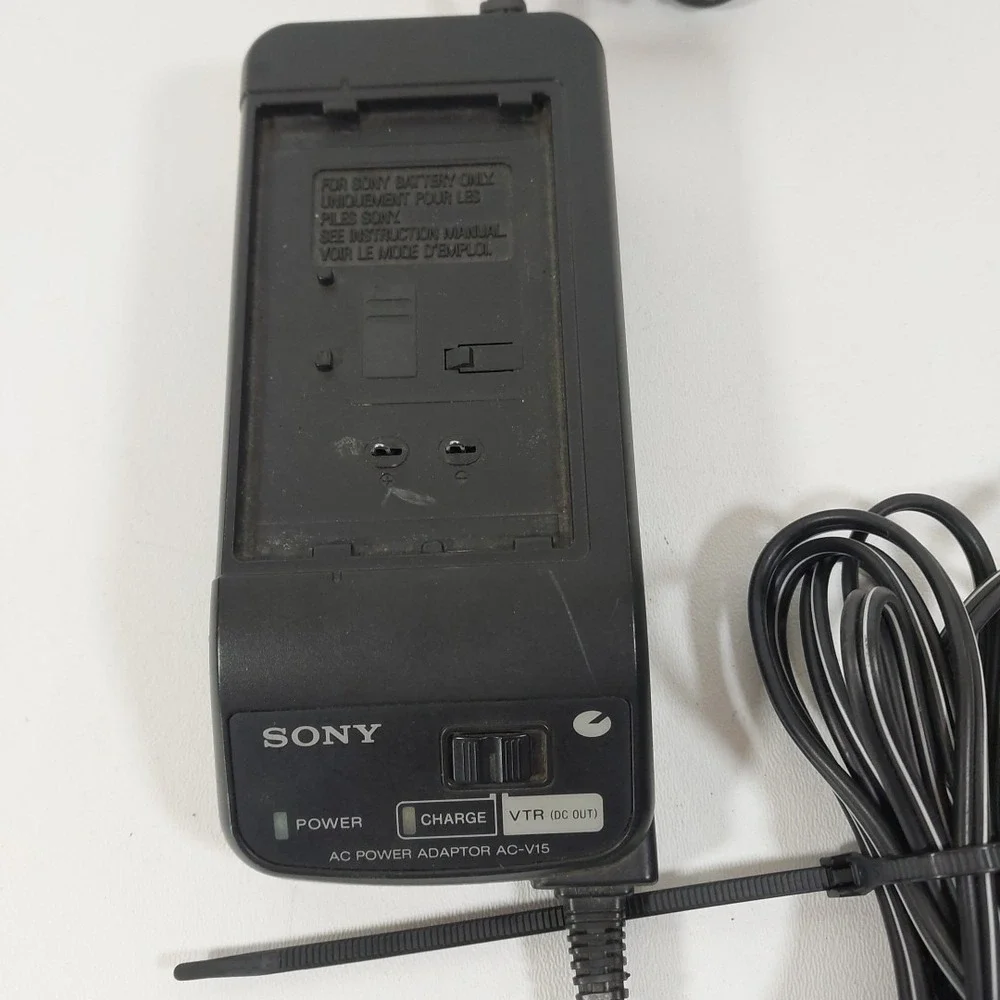 SONY AC-V15 AC Power Adapter/Battery Charger‎ for Handycam Camcorder